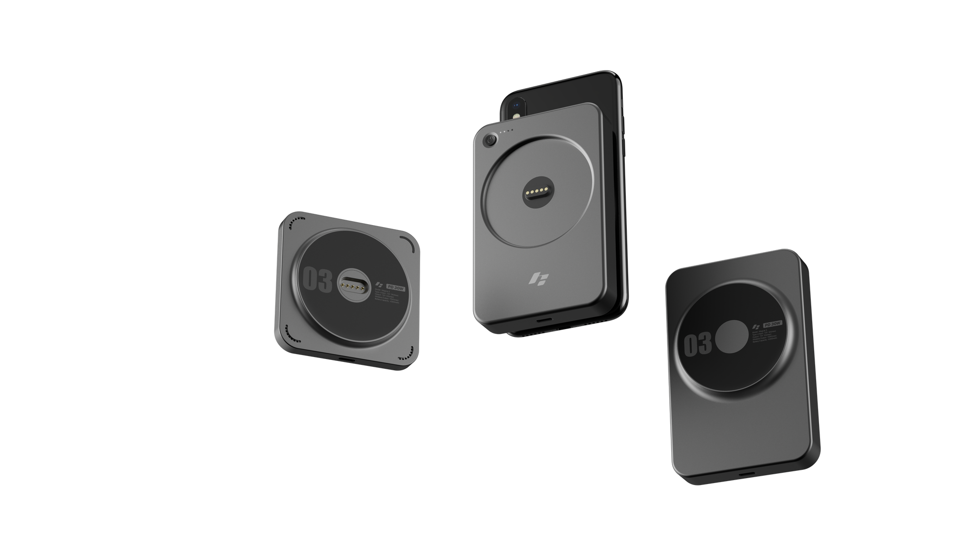 magcar#車載充電底座#30W充電寶#iPhone 15w無線充