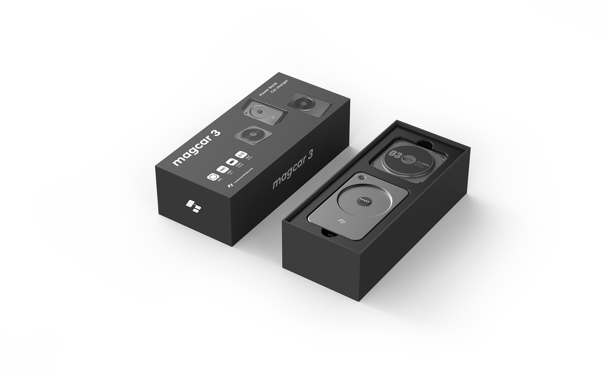 magcar#車載充電底座#30W充電寶#iPhone 15w無線充